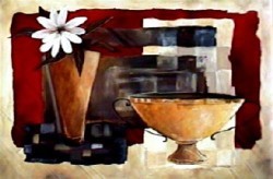 Decorative Crimson II by Carol Robinson